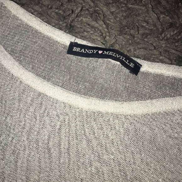 Brandy Melville glitter top - Picture 3 of 5